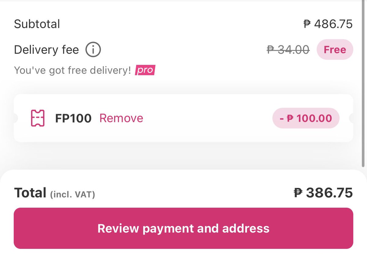 mabelmeee's tweet photo. 💖 foodpanda voucher 💖
FP100
₱100 off min ₱399
Claim here: https://t.co/MNuwywa8kz
#foodpandavoucher #foodpanda #foodhackph #voucher #fpph https://t.co/c7kFciN7G8