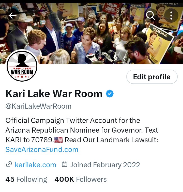 Kari Lake War Room on Twitter: "Thank you to our incredible community