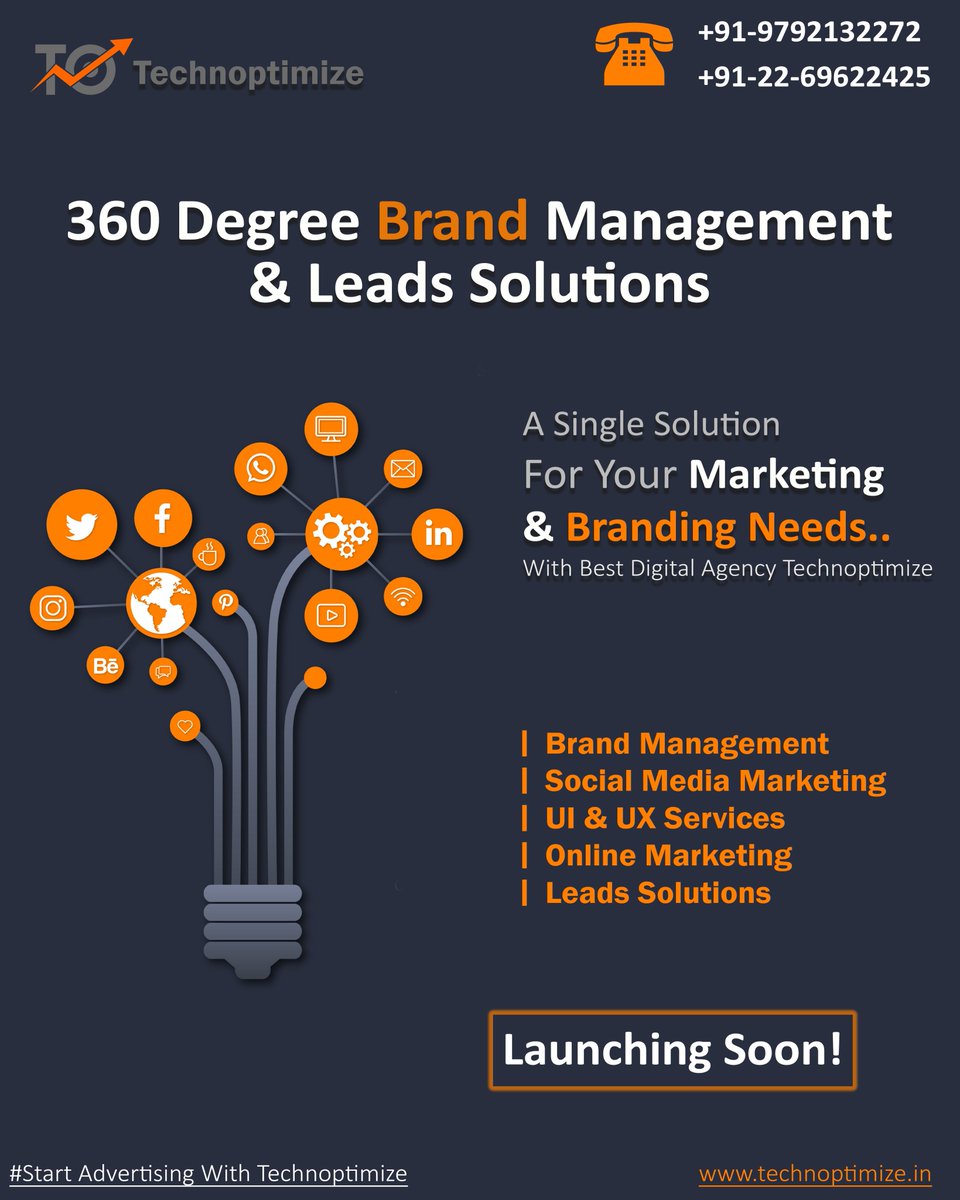 adtechnoptimize's tweet photo. Maximize Your Brand's Potential with Technoptimize's Cutting-Edge 360° Brand Management Service! 📷📷
Launching Soon!📷📷📷📷📷
#brand #marketing #business s #Gorakhpur https://t.co/vcpGVKIk7j