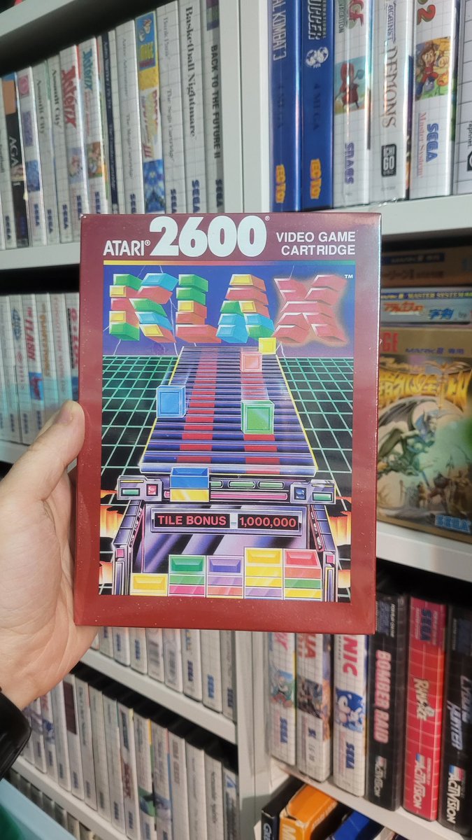 8BitBoyUK's tweet photo. #AtariTuesday and my one sealed 2600 games. It's KLAX.
This one cost me just £2 😁 https://t.co/Y4Ec5uYihy