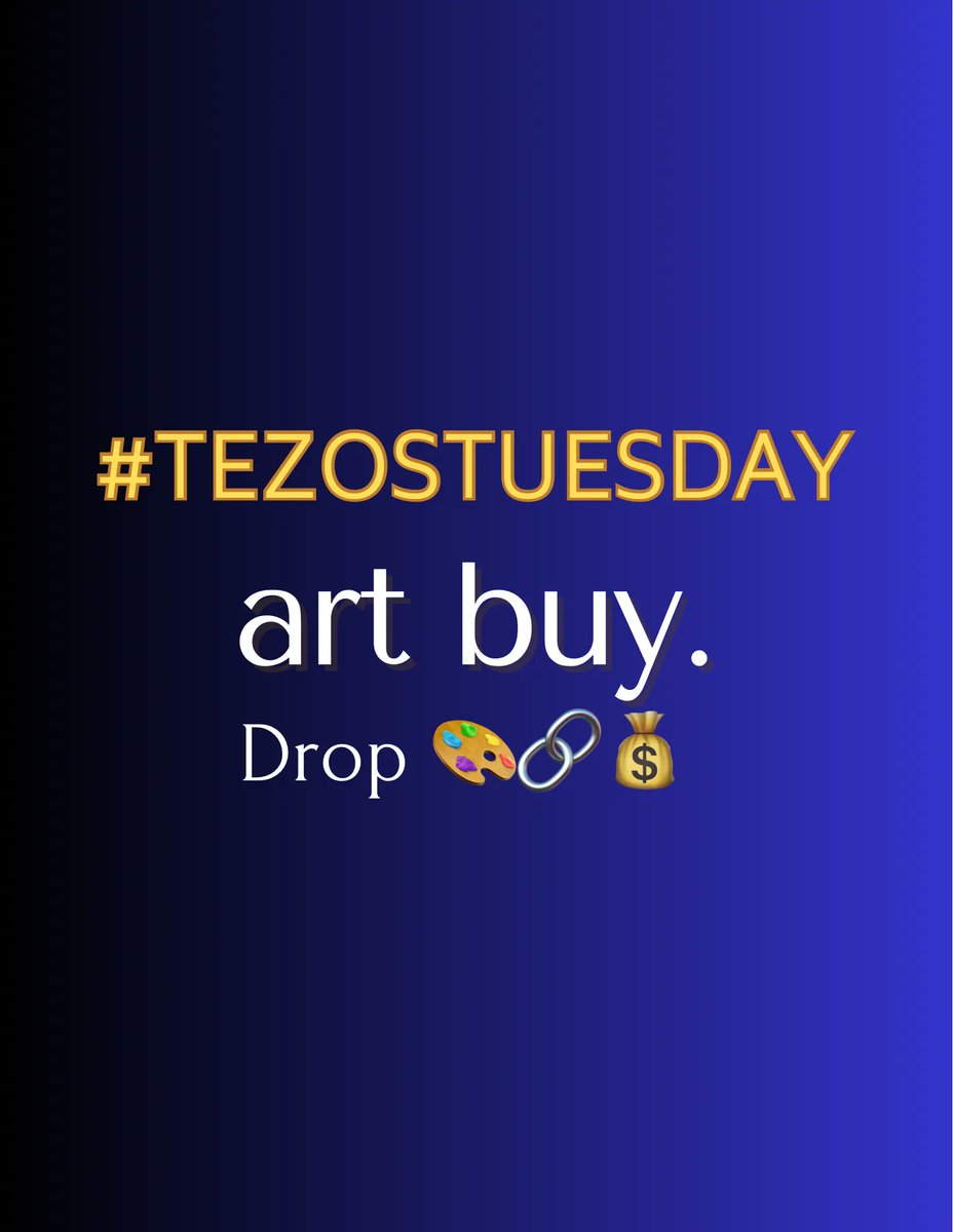 🎬Take #7: Tag-a-friend-a-thon (Max 3)🎬

Theme: Earth, Wind, Fire &amp; Water 🔆

Art buy on #tezos 🧶
Price $ 1 - 10 Tez 

⚫️drop art 
⚫️RT/QT 
⚫️ support/comment &amp; tag 3 
⚫️follow <a href="/NTikibar/">🏝NFTikiBar🍸🧊Web3☕️Happy Hour</a> &amp; me 

#TEZOSTUESDAY #tezosart #nftikibar

*Sponsored by <a href="/NTikibar/">🏝NFTikiBar🍸🧊Web3☕️Happy Hour</a>🍸