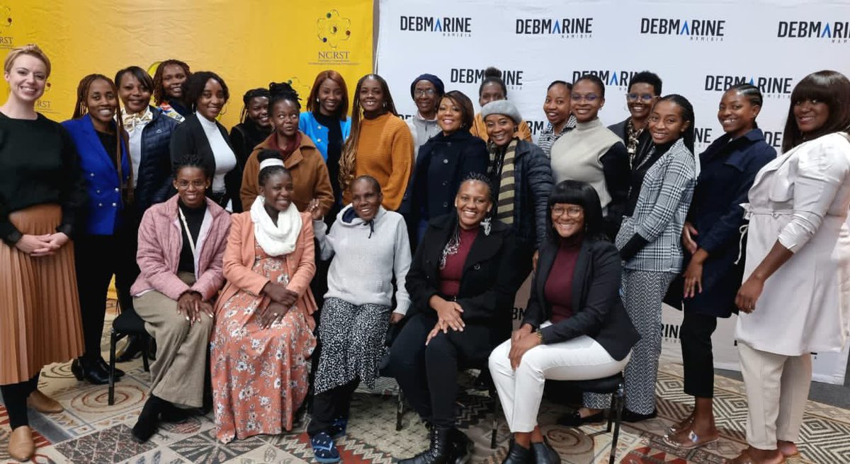 NCRST_Namibia's tweet photo. Namibian female entrepreneurs showcase innovative ideas at Windhoek County Club for #NICW. With a focus on Energy, Water, Food Security, and more, this event provides mentorship &amp; raises awareness. #WomenInnovationChallenge #FemaleEntrepreneurs #Namibia https://t.co/wKJhARQVIy