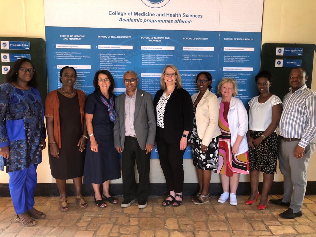 The Principal of CMHS, Professor Abraham Mitike together with Senior Staff from the SONM welcomed delegates from the University of Tennessee College of Nursing. Discussions were in view of potential opportunities for partnership between the two institutions. @UCmhs