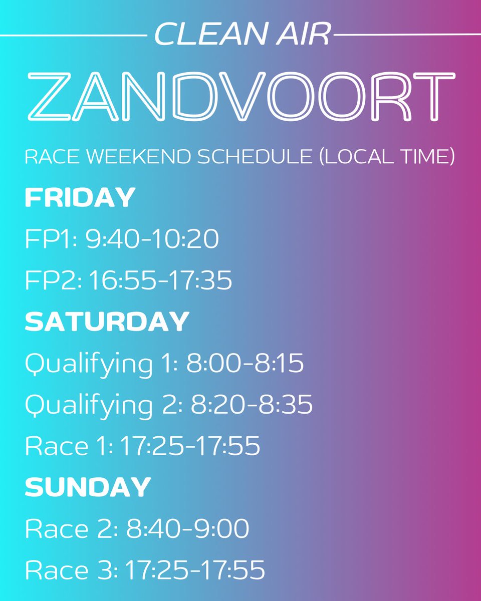 IT'S RACE WEEK! 🏁🏎💭
Round 4 of the @f1academy will be taking place this weekend in the Netherlands at Zandvoort Circuit. 

#F1Academy #FemalesinMotorsport #WomeninMotorsport #F1 #ZandvoortCircuit