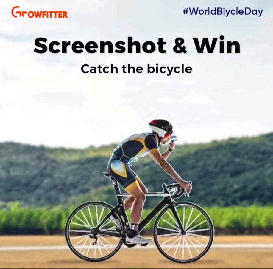 @growfitter #WorldBicycleDay2023    #growfitter #WorldBicycleDay @growfitter

@ashok__2001
@Bigwin_nava
@NitinRaikwar_