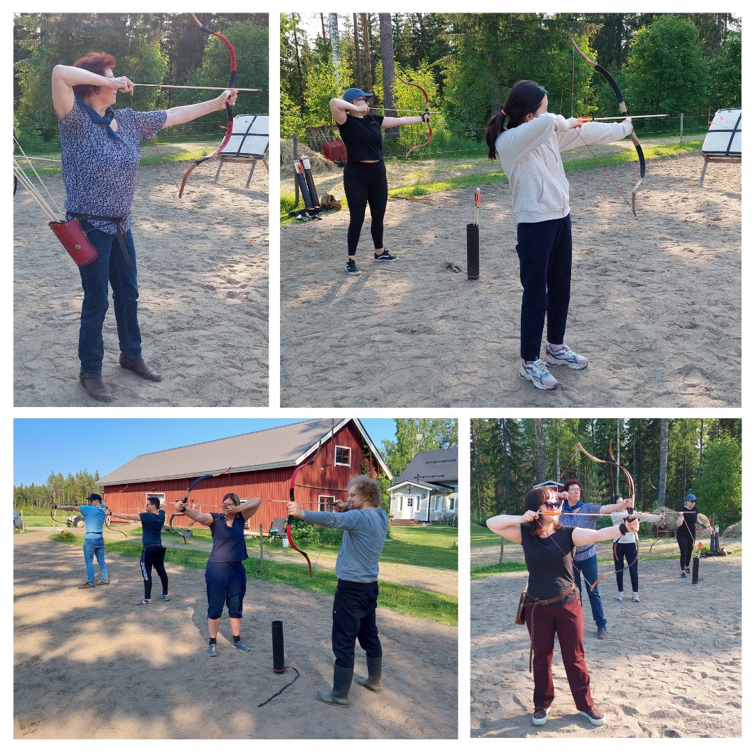 Have you ever heard of horseback archery?

It's probably a bit extreme for first-timers so we decided to try them one at a time in our summer activity day. 😉

Riding on the Icelandic horses and doing archery were super fun! 🐎☀️🏹

#rytsyretket