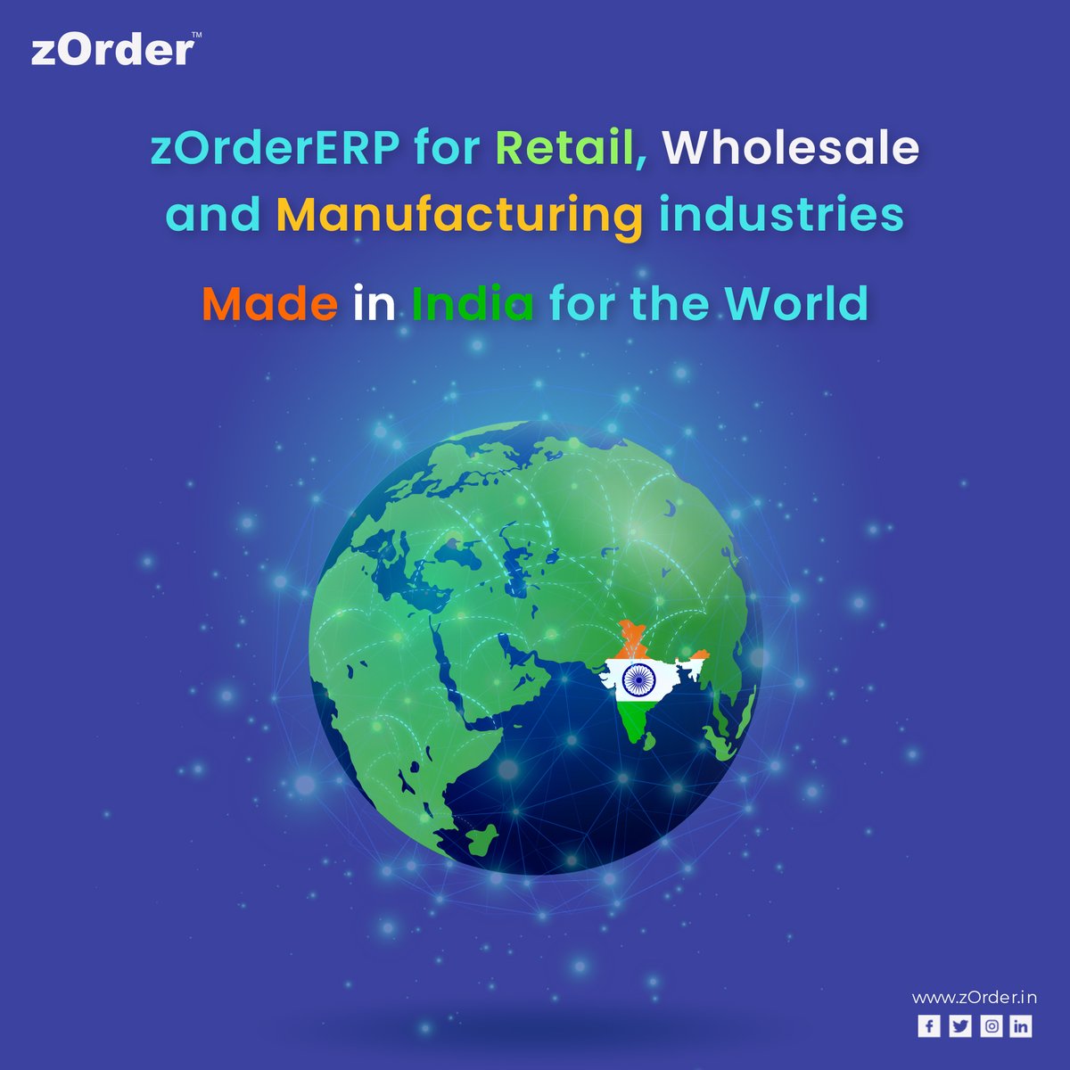 zordertech's tweet photo. zOrderERP provides comprehensive features for streamlining &amp; optimising numerous #business processes for #Retail #wholesale and #manufacturing business.

zOrderERP, which is "Made in India for the World" 

https://t.co/fDV6gYEX9Z 

#zOrder #ERP #Software #operations #automation https://t.co/Jg1MGqWVdd