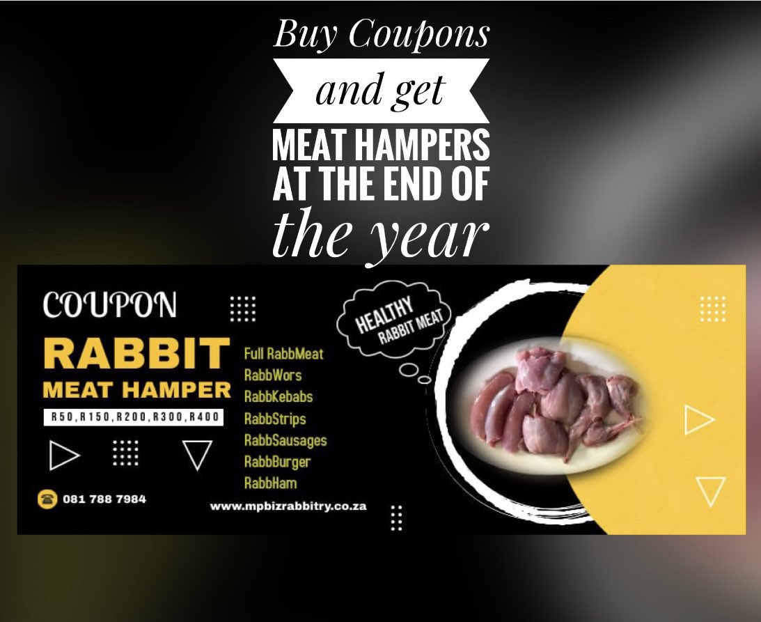 RPreneurs's tweet image. chat.whatsapp.com/IBSErD8sm6oJ2E…

#LetsEatRabbitMeat
#HealthyLifestyle
#LeanMeat