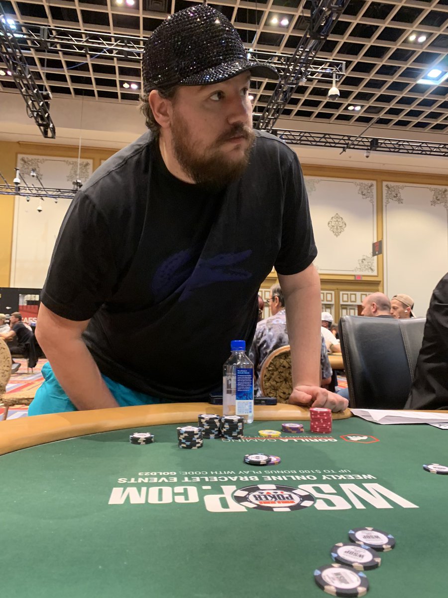 Just got busted out of the Omaha mix tournament by Freddy Deeb’s smart ass skinny son.