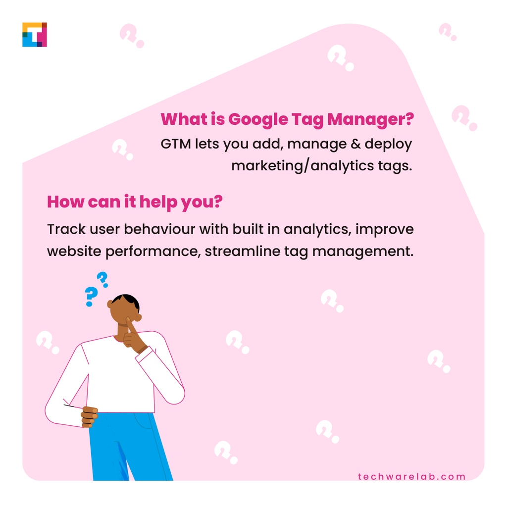 Curious about Google Tag Manager? Unlock the power of seamless website tracking and data management with this game-changing tool. Book your consultation today.

Our website: techwarelab.com

#googletagmanager #analytics #websiteperformance #datamanagement #techwarelab