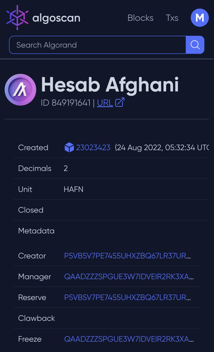 mochanerd's tweet photo. Ignoring the token distribution, @HesabPay_ has touched over 100k wallets in less than a year...we are still early! #Algorand #Algoscan #Hesab #Afghani https://t.co/w1zH3i4Zhf