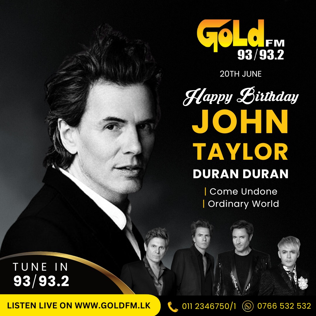 HAPPY BIRTHDAY TO JOHN TAYLOR TUNE IN  93 / 93.2 Island wide    