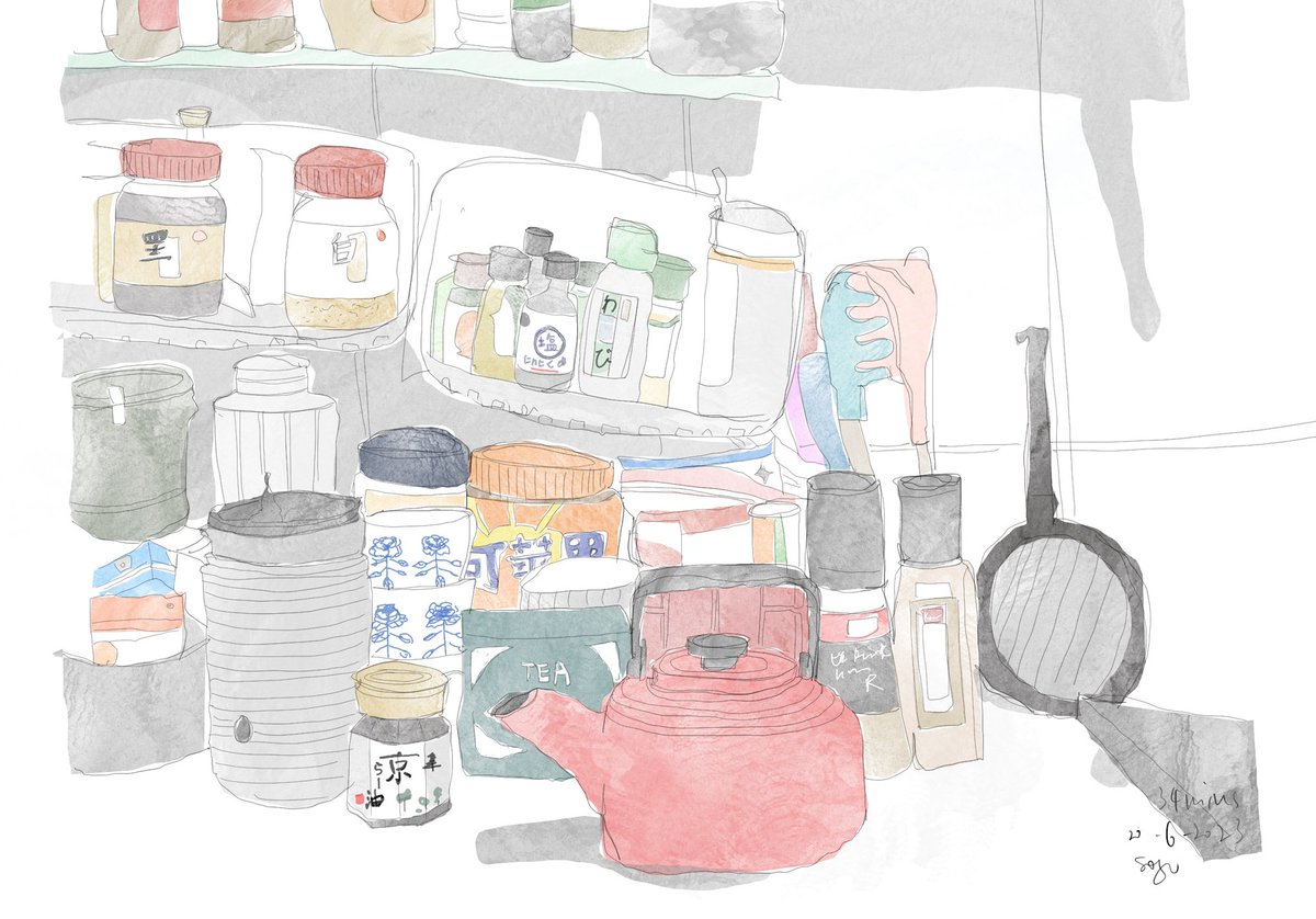20/6/2023 Kitchen Corner

#sketch #sketchaday #illustration #香港插畫 #hkdrawing