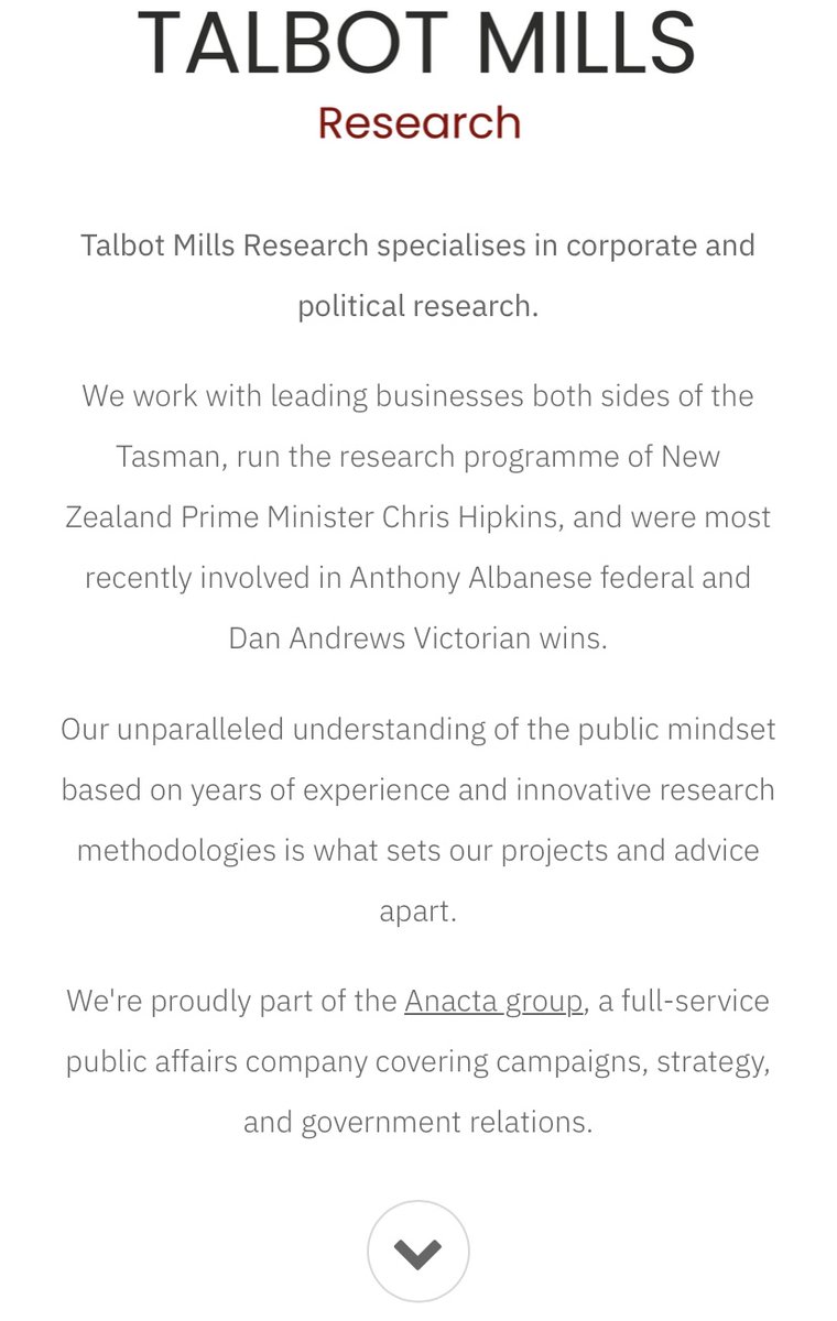 @tereoputake Sure nothing to see here….Andrew Kirton, Hipkins Chief of Staff also
worked for the New Zealand arm of trans-Tasman lobbying firm Anacta who is also a client of Talbot Mills along with Labour etc. They definitely wouldn’t strategically hold this back.
