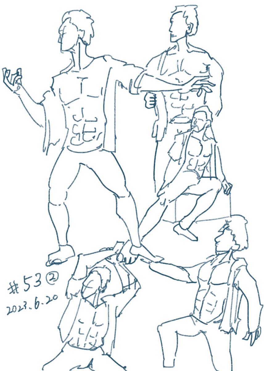 #ジェスドロ 
今後は筋の質感も意識していきたい。 https://t.co/2oVxHLUrcS