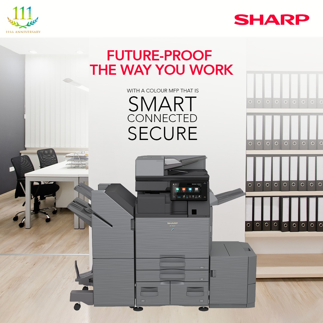 sharp_india_'s tweet photo. #SHARP BP-70C & BP-50C Series of Colour Multifunctional Printers are SMART, CONNECTED & SECURE. They make your transition from monochrome to color twice as productive by not only making your prints more interactive but also enhancing your productivity.
#SmartSolutions #Sharp111 https://t.co/OjUCifpmFF