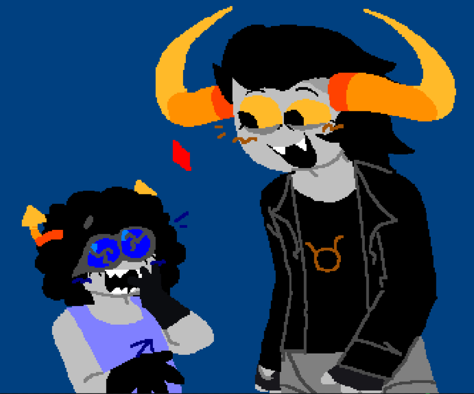 somebitchonline's tweet photo. }THE. SILLINES. THEY HAVE CAN:NOT BE CONTAIMED!!!!! (thehy h.ave kised at lea;st once)
#HOM3STUCK #Homestuck #tavrosnitram https://t.co/aoEEzBeQJC