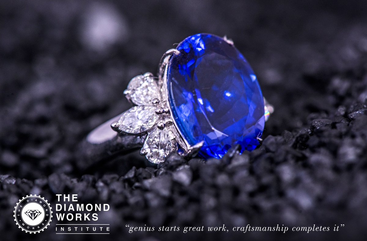 'You’re the closest to heaven, that I’ll ever be.'  #diamonds #tanzaniteblue #DiamondWorksTour #naturalgems