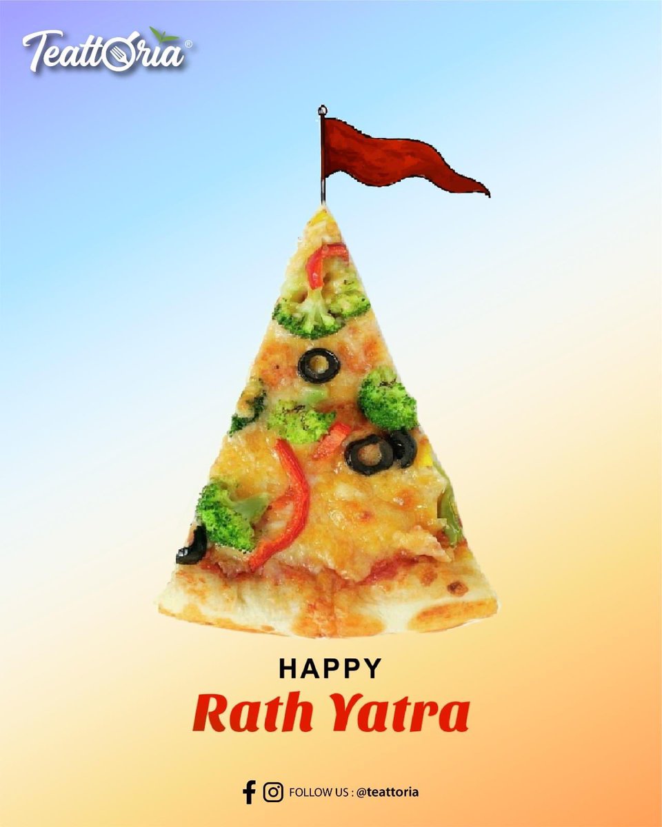 Teattoria wishes you and your family a Happy Rath Yatra. 😊❤
.
.
#GlobalFlavors #FoodieParadise #Teattoria #Darjeeling #teattoriarestaurant  #Restuarant #OpenAirRestuarant #Serene #BestCafe #TeaCafe #TeaBar #restaurant #fastfoods #festival #indianfestival #RathaYatra