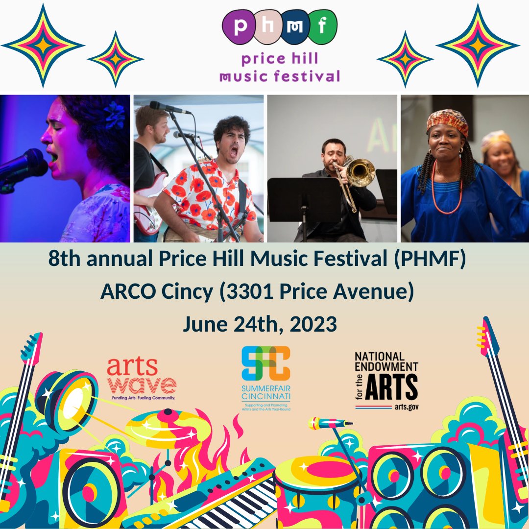 🎶Price Hill Music Festival is Sat, June 24, 2023 from 4:30 - 9 p.m. at ARCO Cincy (3301 Price Avenue) right after Santa Maria's Summer Safety Fest! Join <a href="/MYCinci/">MYCincinnati</a> &amp; 10 ensembles w/60 musicians, including <a href="/QueenCityOpera/">Queen City Opera</a> &amp; Cincinnati Chamber Orchestra! fb.me/e/1dMPpGEO2