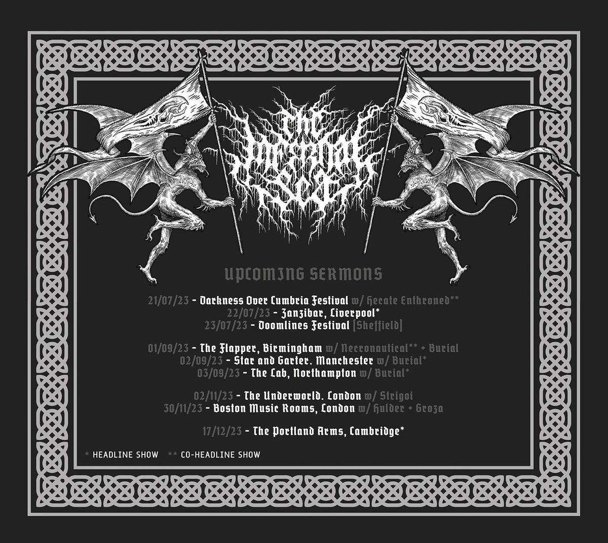 Soon we return to the road for a series of intimate sermons. Which show will you be attending?

Event information to follow soon.

Illustration Yasin Violet
<a href="/ToneArtists/">TONE</a>
