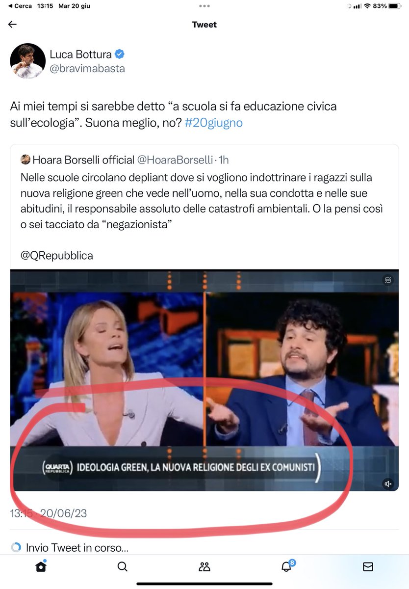 Manuale di comunicazione per quel che resta della sinistra riformista: a fare i punchingball ball in casa degli estremisti di destra non si va. Meglio che se la cantino tra loro. ⁦@ellyesse⁩ ⁦@brandobenifei⁩ #20giugno