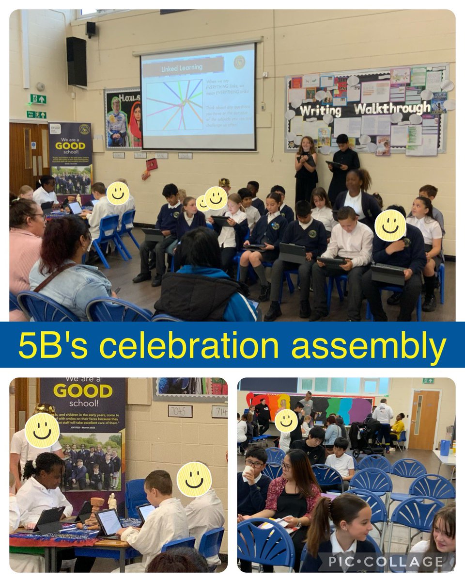 5B blew the audience away with their knowledge this morning, which was delivered at an excellent pace, volume and pitch #learningwithoutlimits #futureleaders