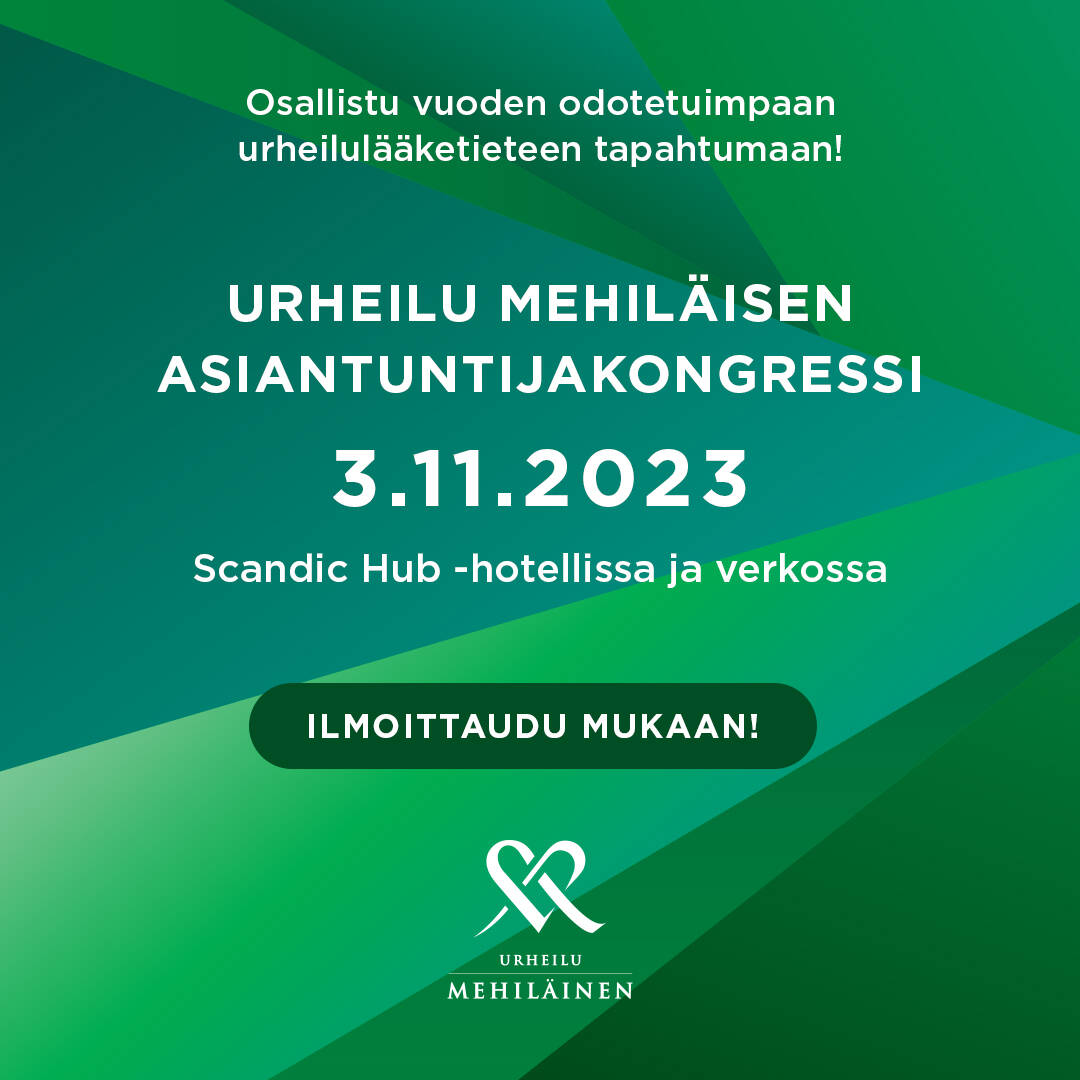 Ilmoittautuminen on nyt auki💥

Urheilu Mehiläisen #asiantuntijakongressi tulee taas 3.11. hybriditapahtumana. Tapahtuma on avoin kaikille urheilulääketieteen ammattilaisille sekä aiheista kiinnostuneille. 

Tutustu ohjelmaan ja ilmoittaudu👉 mehilainen.fi/urheilu-mehila… 

#tapahtuma