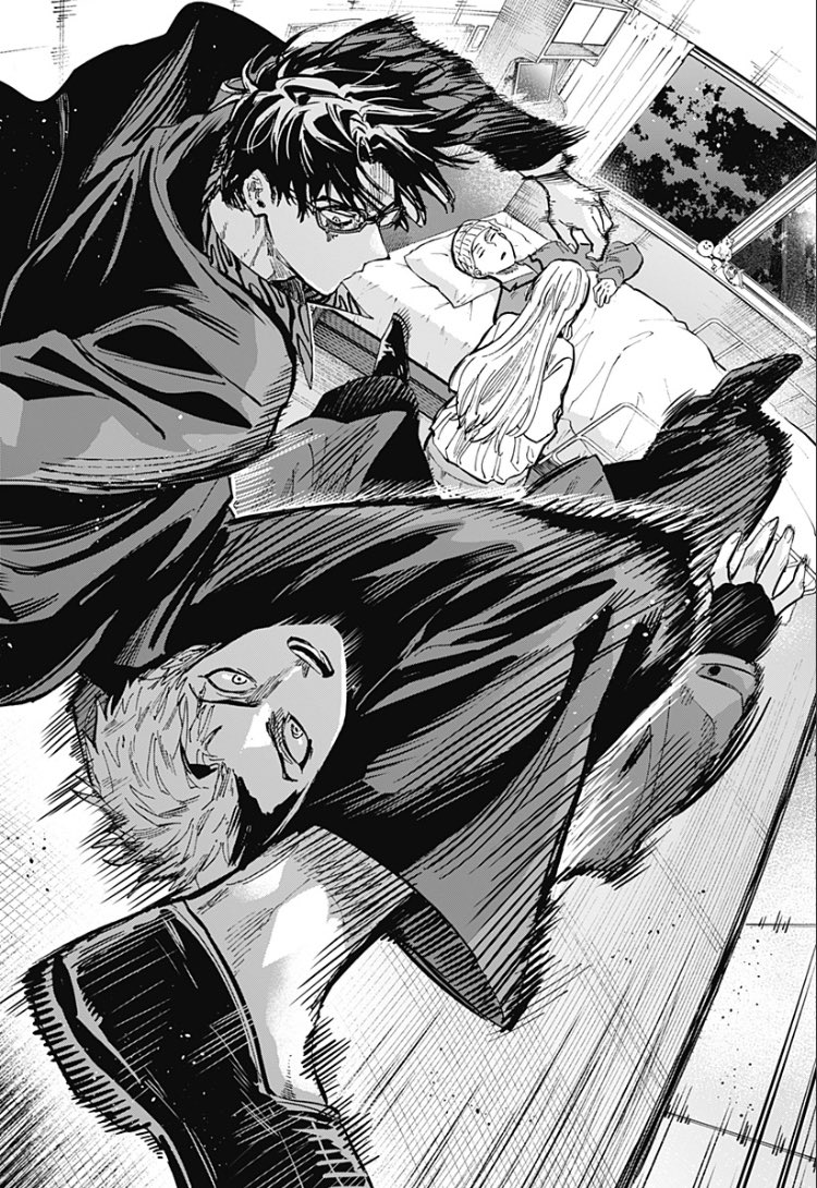 第5巻7/4発売❗️ 奥手の殺し屋・毒使いと結婚詐欺師の 婚活アクション漫画 『マリッジトキシン』 ⏰この後水曜0時最新51話配信⏰ 婚活から目を覚まさせるため従兄弟テルアキが、婚活アドバイザー城崎を襲う‼️ 毒使いvs毒使いのバトル開幕💉 …な前話は ⏬ #ジャンププラス