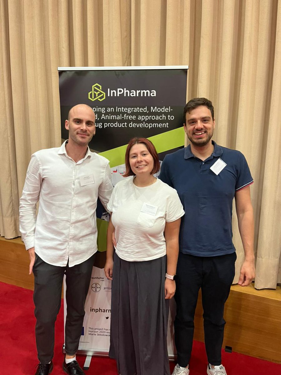 AGePOP_H2020's tweet photo. Last week 3 AGePOP ESRa @JonasKusch @Katia1543 @AdAsteriadis participated in the @InPharma_eu open symposium. Insightful presentations broadened their knowledge in biopharmaceutics

#mscactions #h2020 #research https://t.co/4xTJIzr5yf