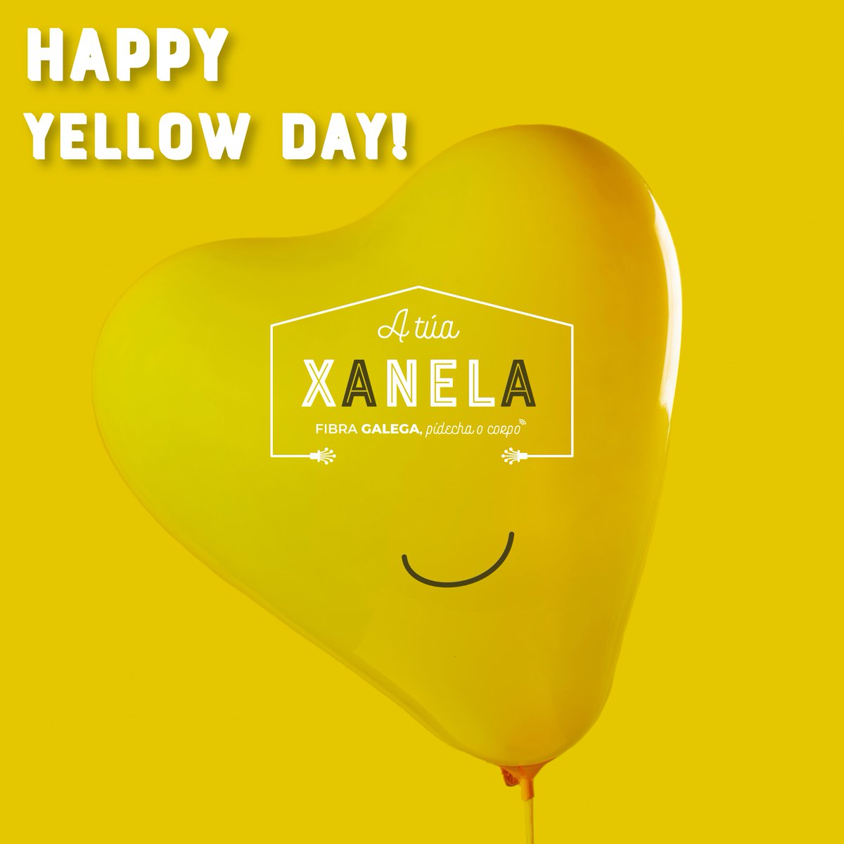 Din que hoxe é o día máis feliz do ano, hoxe e sempre, bo día!
Happy Yellow Day!