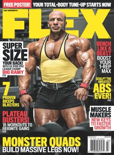 2x @MrOlympiaLLC BIG RAMY on the cover of @FLEX_Magazine What was your favorite cover? #flex #flexmagazine #bigramy #mrolympia