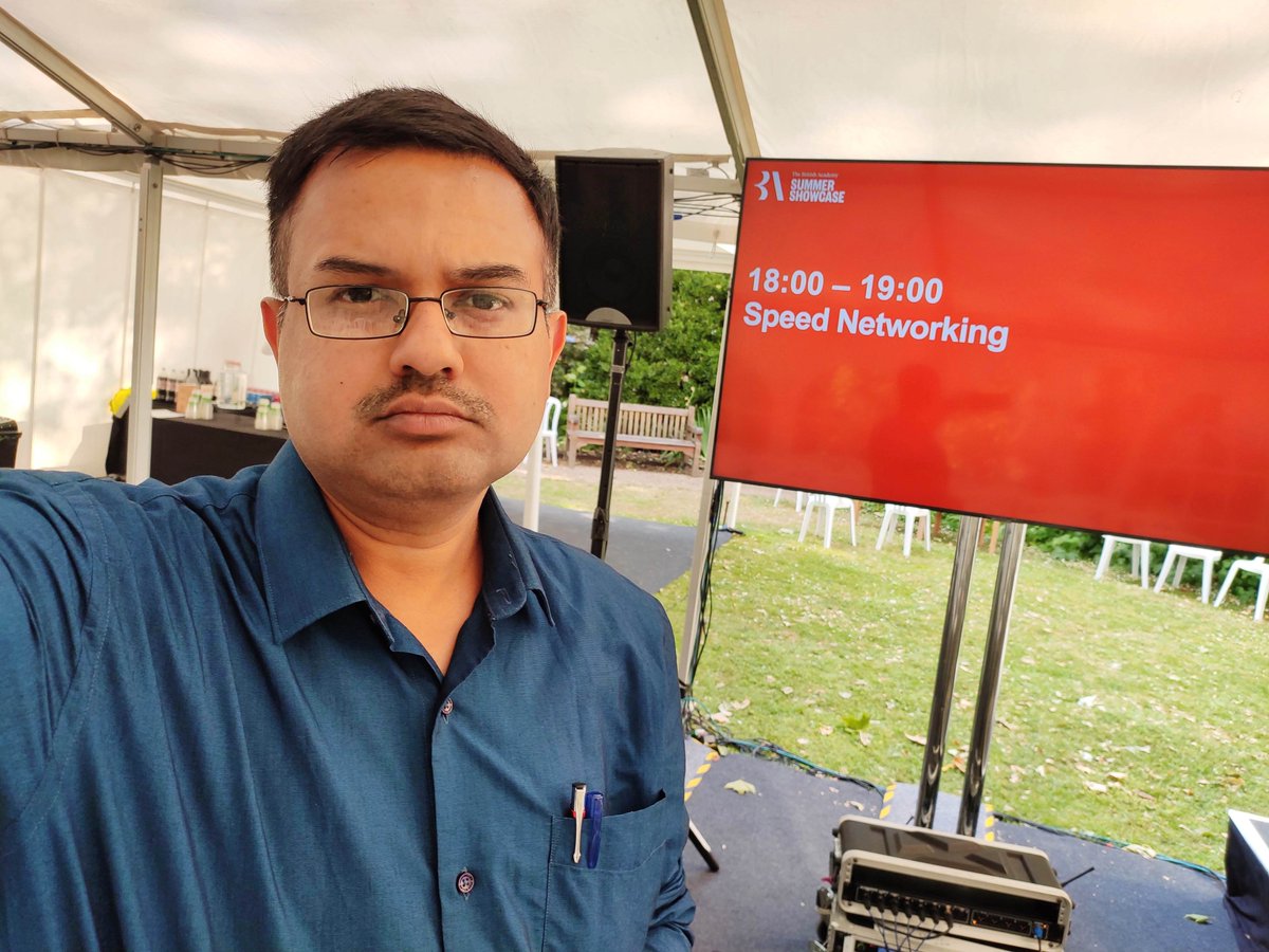 devgeoc's tweet photo. Fun and productive time at @BritishAcademy_ Summer Showcase 2023 'Researchers Late' meet in London! Speed networking, deep discussions, sharing ideas on multidiscipline research, teaching &amp; upskilling in academics &amp; outside, lots of take home points! @BayesCentre  @EdinburghUni https://t.co/CZaQPopKFu