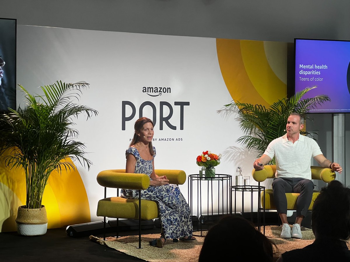 'We believe technology can be used for good and we want to progress and improve the lives of our customers every day.' 

Dustin Duke, Principal Creative Director, Amazon Ads in conversation with Heidi Arthur, Chief Campaign Development Officer, @AdCouncil #CannesLions2023…