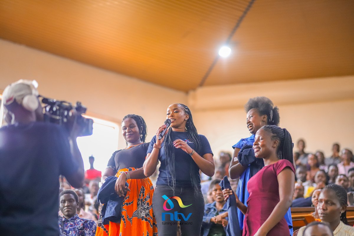 ntvkenya's tweet photo. A big shoutout to our incredible host; @SusanGrace_ke, director; Diana Etabale, DJ @SONOFNATIONS and team members who played a vital role in making the Crossover show at @KabarakUniv a success!
Your dedication, talent, and hard work made it all possible.

#RadaYetu #NTVCrossover https://t.co/rF1j3HyaUr