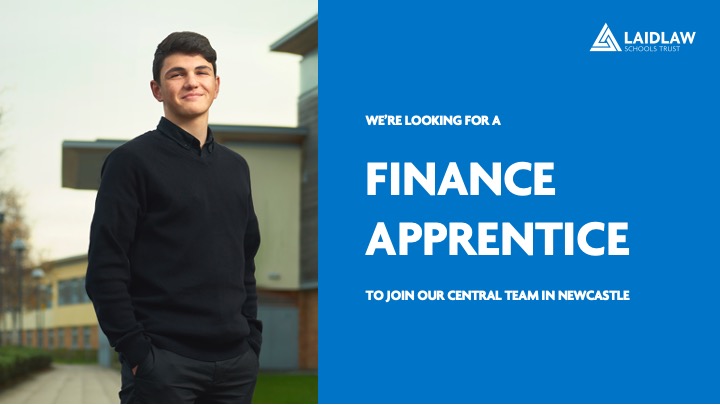 Laidlaw Schools Trust are looking for a Finance Apprentice to join our Newcastle-based central team.

Full training will be provided, but an interest in pursuing a finance career is essential. 

More details and how to apply:
laidlawschoolstrust.co.uk/72/vacancies-1…

#LSTCommunity #NEJobs