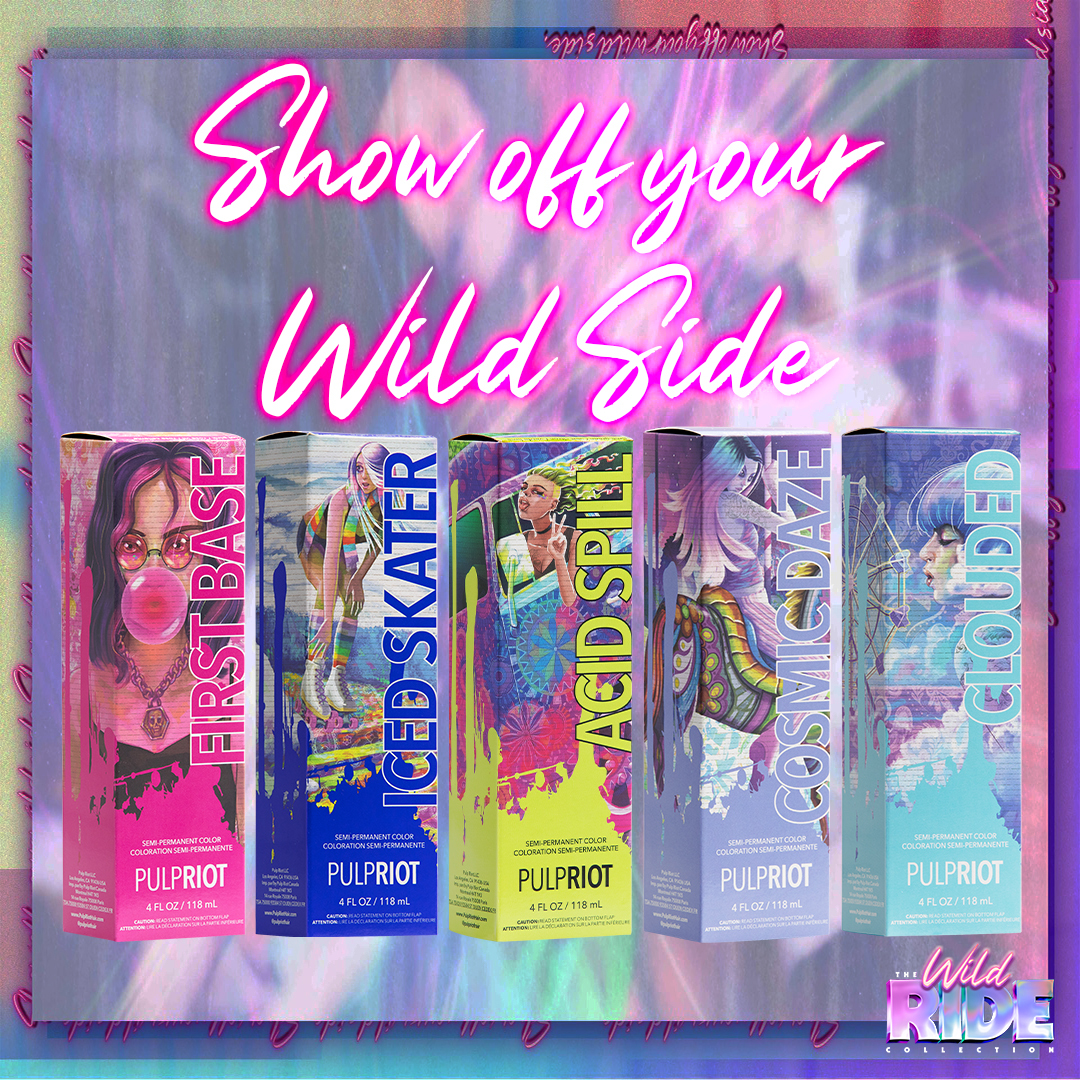 CapitalHair's tweet image. Love is in the air with FIRST BASE😍A quintessential shade for lovers of vivid colour with a TRUE hot pink. Get your hands on First Base TODAY! Pulp Riot is the paint, you are the artist✨#Pulpriot #WildRide #semipermanentcolour