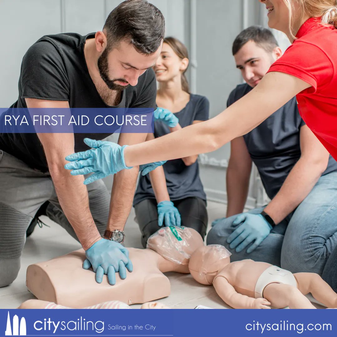 RYA First Aid Course  Canary Wharf 9th July 

buff.ly/3p2wuPT 
#dayskipper #yachtmaster #RYAcourses #seasurvival #citysailing #sailing #yachtclub #londonsailing #londonyachtclubs #onlineRYAcourses #RYAtraining #boating #learntosail #youtube #sailingyoutube