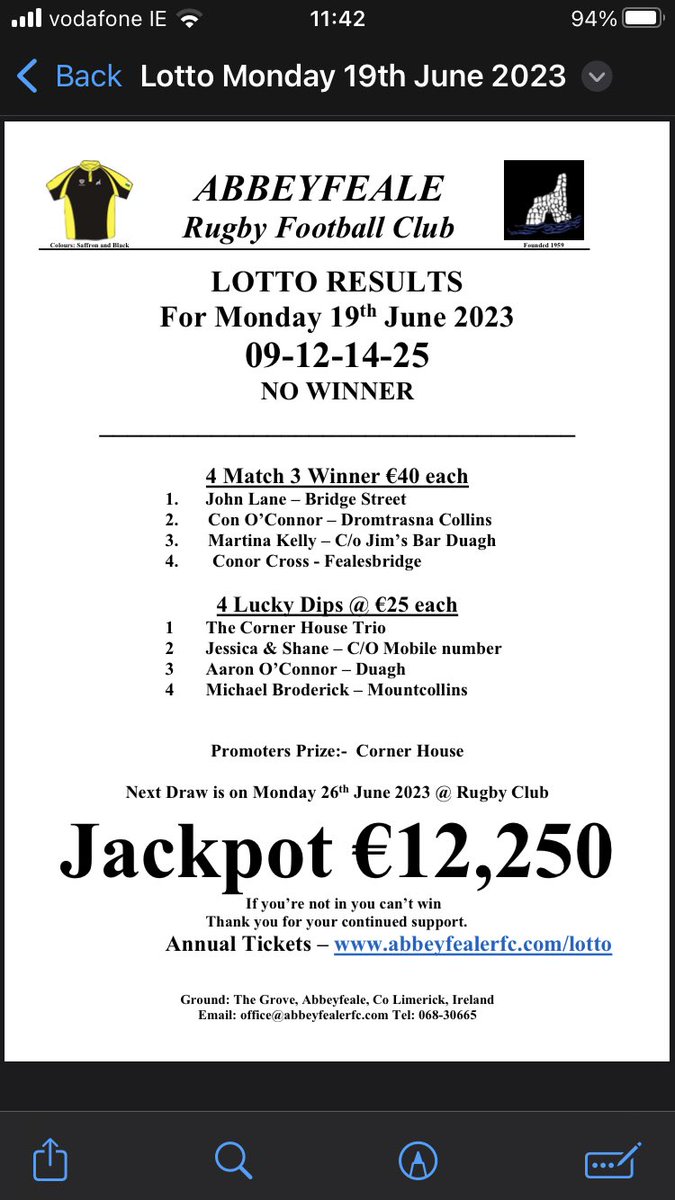 Abbeyfeale Rugby (@abbeyfealerugby) on Twitter photo 