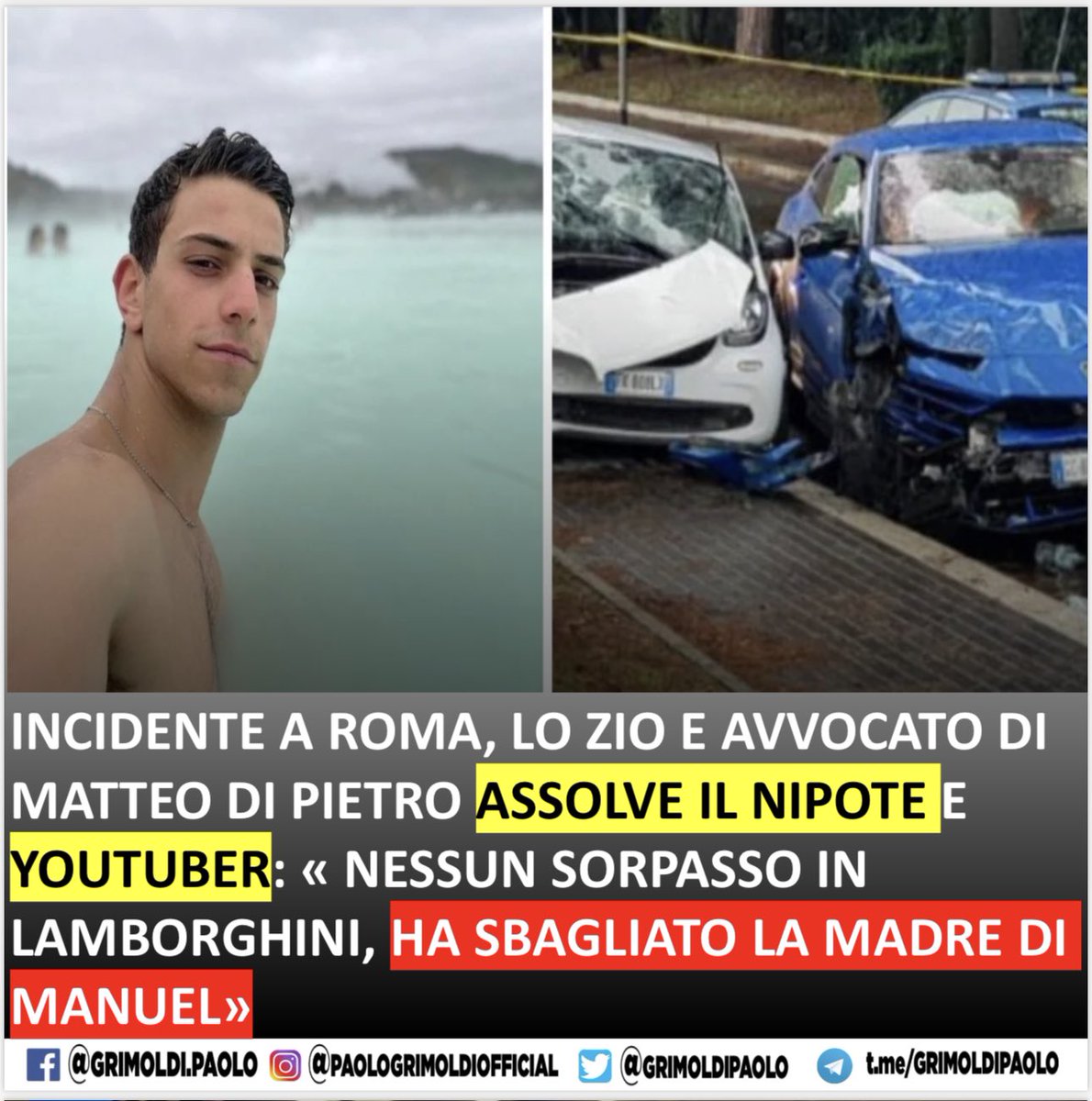 GrimoldiPaolo's tweet image. E certo cosa deve fare lo #zio se non assolvere quel disagiato del #nipote? 

VERGOGNA!