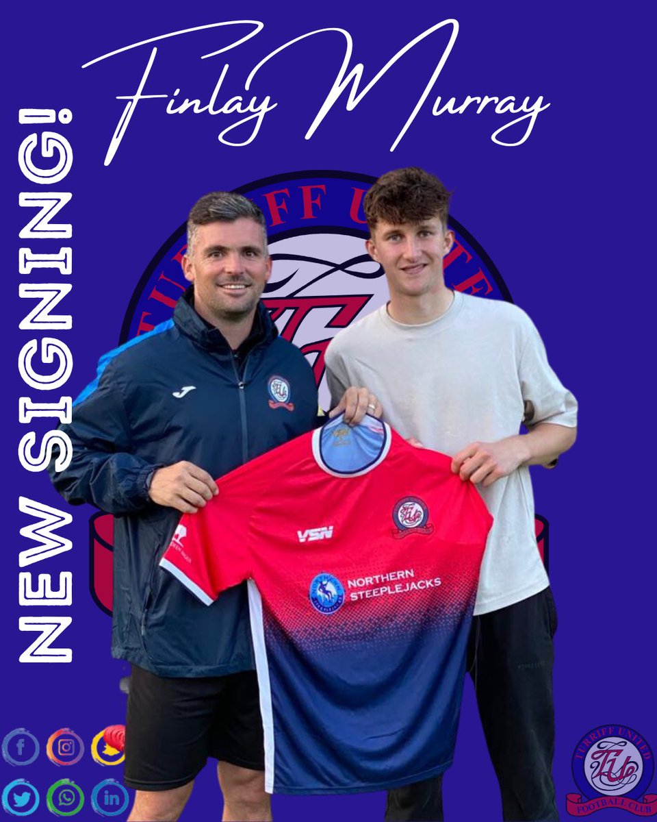 Turriff United are delighted to announce the loan signing of Aberdeen defender Finlay Murray on a season long loan pending SFA ratification.