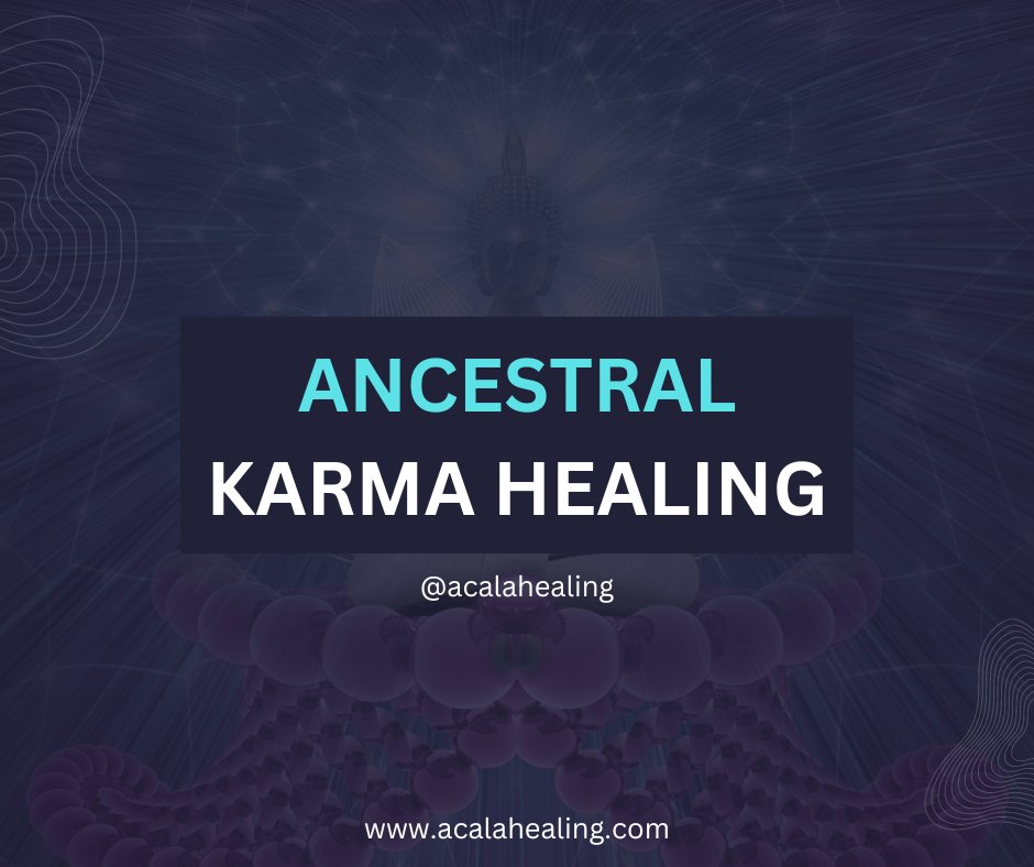AcalaHealing's tweet image. 1. Are you feeling weighed down by the burdens of your ancestors?
 
Ancestral karma healing can help you release the past and step into a brighter future. 
 Learn more at tinyurl.com/328s6d9f
 
 #ancestralhealing #karmicpatterns #healingjourney #empowerment #acalahealing