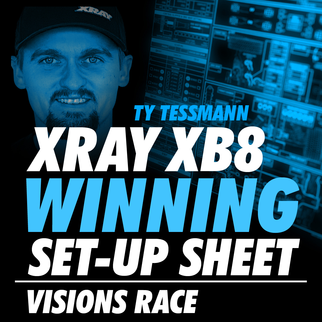 TeamXRAY's tweet photo. Ty Tessmann XB8 Visions Race 2023 Winning Setup Sheet at https://t.co/Cxe9eI5OrW
#XRAY #XRAYracing #XB8 https://t.co/eiaXcSneYo