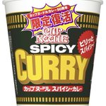 【復活発売】ビックサイズで♪カップヌードルスパイシーカレーが美味しそう。