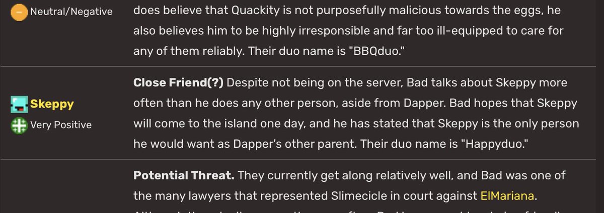 Skeppy is on the QSMP Wiki because Bad talks about him so much…

#qsmp #badboyhalo #skephalo