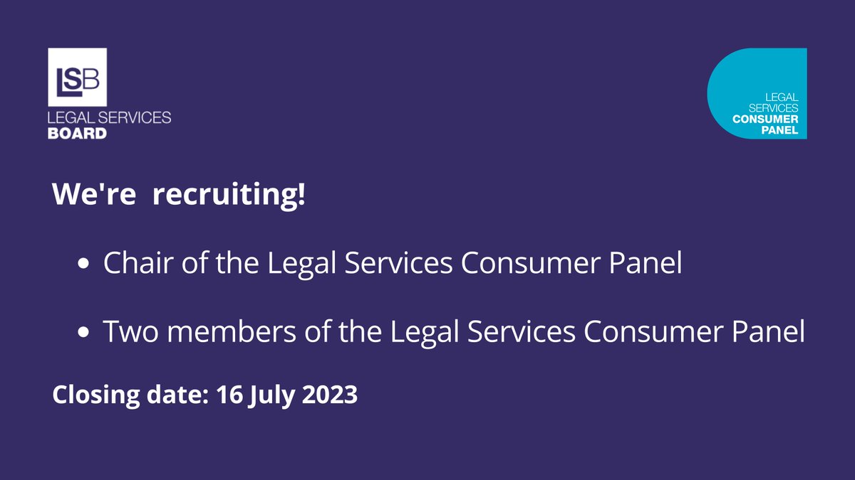 Legal Services Board tweet media