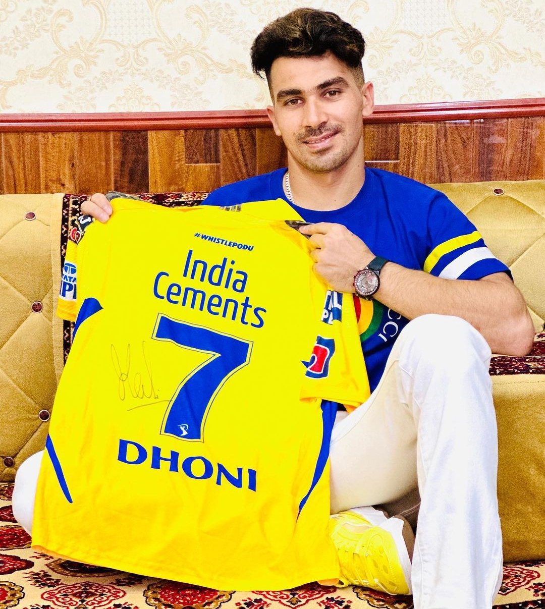 Csk jersey sales number 47