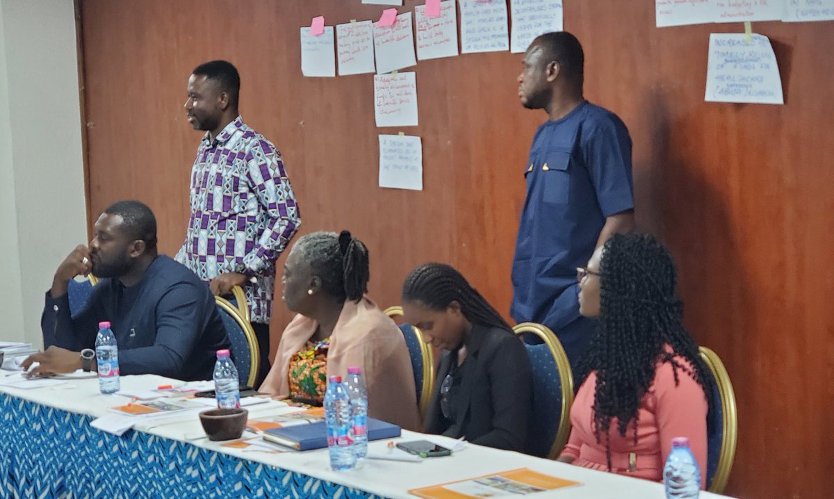 kobengkyereh's tweet photo. It's Day2 of the engagement of @arhrghana &amp; partners on working on #Transformation in #PHC looking at existing systems and what can be changed to support effective delivery. #GenderEquality &amp; social inclusion is on the bill
#SDGs #SBC
 @coimpactcollab
@digitalhealth_1 
.@cmghana https://t.co/vVxo7wRPjt