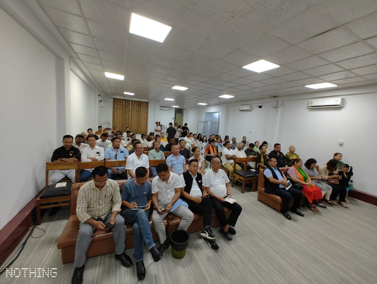 <a href="/BJYM4NAGALAND/">BJYM Nagaland</a> officials led by State Prez. <a href="/hoshetoawomi/">HOSHETO AWOMI</a> &amp; <a href="/BJYM/">BJYM</a> NEC <a href="/arvinddamani/">Arvind B Damani</a> attended the #SanyuktMorchaSammelan.  Hon'ble  MLA &amp; Advisor  <a href="/sethrongkhyu/">Sethrongkhyu Sangtam</a> addressed the gathering on #9YearsOfModiGovernment 

<a href="/JPNadda/">Jagat Prakash Nadda</a> <a href="/blsanthosh/">B L Santhosh</a> <a href="/Tejasvi_Surya/">Tejasvi Surya</a> <a href="/AlongImna/">Temjen Imna Along</a> <a href="/YanthungoPatton/">Yanthungo Patton</a>