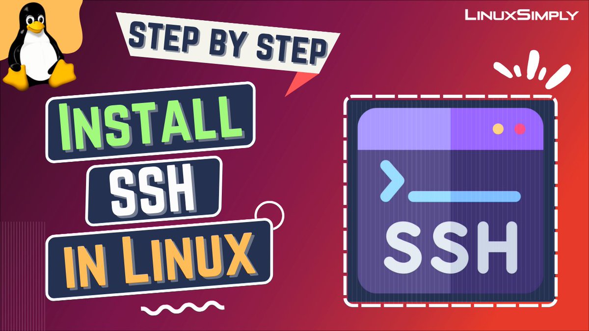 LinuxSimply's tweet image. Enhance your Linux skills with SSH installation. Learn how to install SSH and establish secure remote connections in this tutorial.
youtu.be/yEEUO50s7wE
#connections #LinuxTutorial #ssh #remoteaccess #Ubuntu  #linux #linuxsimply